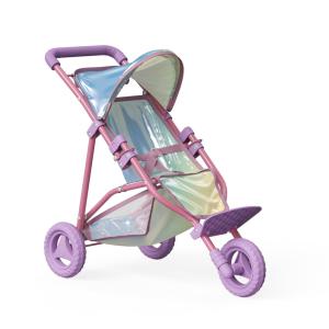 Cochecito jogging para muñeca, 54cm, iridiscente