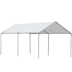 Cochera exterior 294x595x260 cm blanco