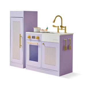 Cocina chester con nevera, violeta, 80cm