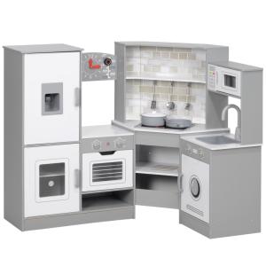 Cocina de Juguete 110x80x91 cm Gris