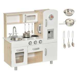 Cocina de juguete 74x30x81 cm blanco