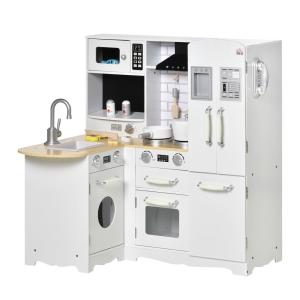 Cocina de juguete 82x65x87 cm blanco