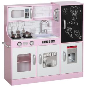 Cocina de juguete 83.8x26.8x81 cm rosa
