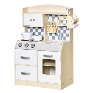Cocina de juguete color madera 54.5 x 29 x 80 cm