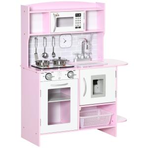 Cocina de juguete color rosa 70 x 29 x 90 cm