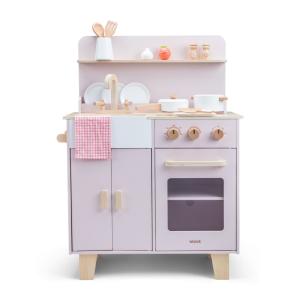 Cocina de juguete rosa