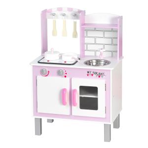 Cocina de juguete rosa 55 x 30 x 80 cm