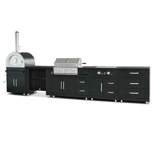 Cocina exterior, 5 elementos y 3 módulos de cocción