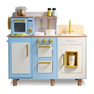Cocina Infantil de Madera con Dispensador, 17 accessoires,…
