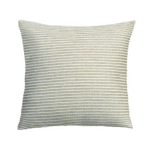 Cojín - Blanco con rayas beige