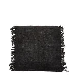 Cojín de algodón negro 60x60