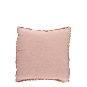 Cojín de algodón orgánico rosa 45x45