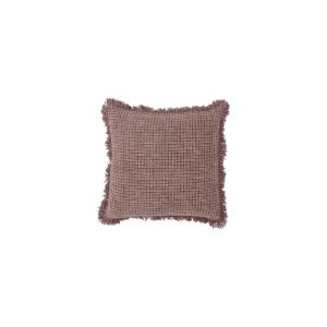 Cojín de algodón rosa 45x45 cm