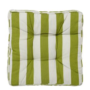 Cojín de colchón de algodón verde 47x47