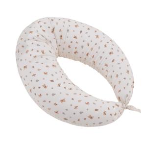 Cojín de lactancia luna 80x185x16 cm blush