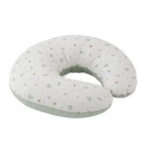Cojin de lactancia verde 53x45x10 cm