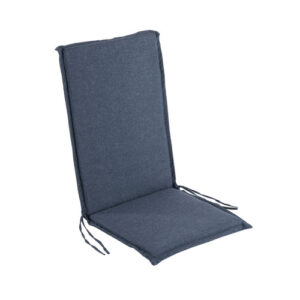 Cojín de sillón reclinable de jardín azul