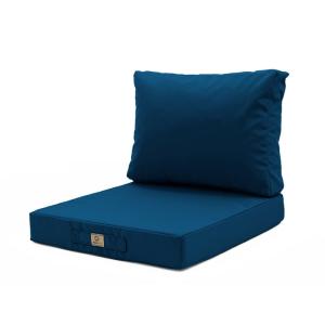 Cojín desenfundable para salón de jardín 60x60cm azul petró…