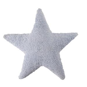 Cojin estrella algodón azul 54x54