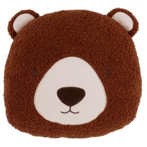 Cojín infantil con forma de osito tricolor 30x30 cm