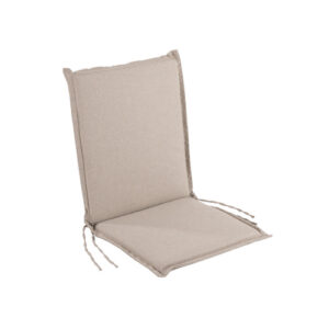 Cojín marrón para sillón de jardín reclinable 92x42x4 cm