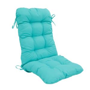 Cojín para silla con respaldo - acolchado - 50x120x8cm - az…