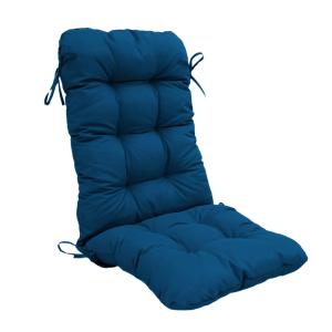 Cojín para silla con respaldo - acolchado - 50x120x8cm - az…
