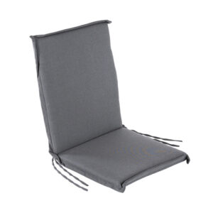 Cojín para sillón de jardín reclinable color gris