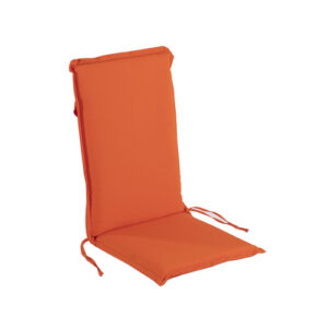 Cojín para sillón de jardín reclinable naranja