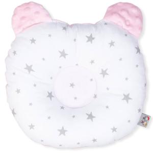 Cojín preventivo anti cabeza plana rosa Rose 30 cm x 25 cm