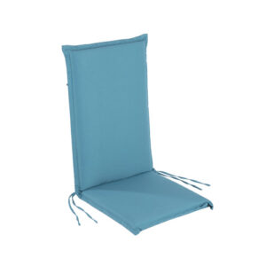 Cojín turquesa para sillón de jardín reclinable 109x45x4 cm…