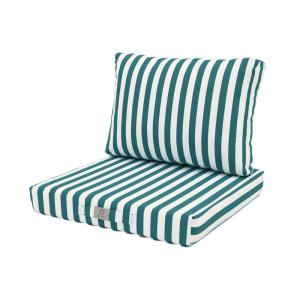 Cojines Jardín 60x70 Rayas Verde - Premium 270g