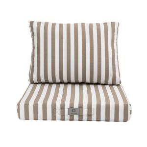 Cojines para muebles de jardín desenfundables 50x50cm raya…