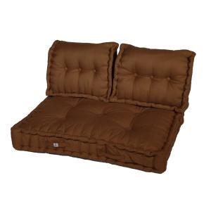 Cojines para Palets Capitoneados poliéster 120x80x20cm marr…