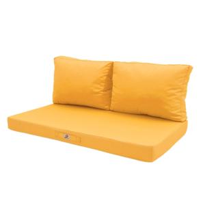 Cojines pour salón de jardín desenfundables 120x60cm amaril…
