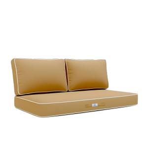 Cojines premium para sofá jardín 120x60cm - Moka