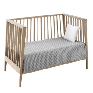 Colcha boutí 100x140x1 cm gris