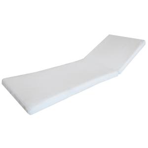 Colchon para tumbona blanco exterior