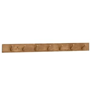 Colgador de pared de madera maciza en tono envejecido de 61…