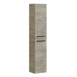 Columna de baño athena 2 puertas melamina, roble, 30 x 150…