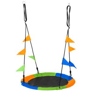 Columpio de jardín infantil 100x100x180 cm multicolor