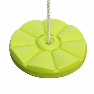 Columpio giratorio de plástico para soporte, verde