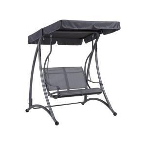 Columpio gris metal
