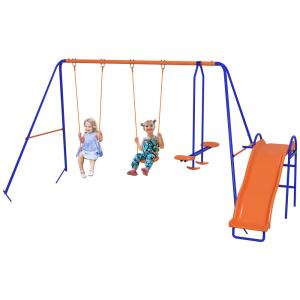 Columpio infantil 367x192x180 cm multicolor