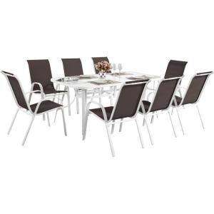 Comedor de jardín cordoba xl 180   topo