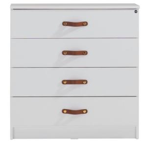 Cómoda 4 cajones blanco 87.7x85.2x44.8cm
