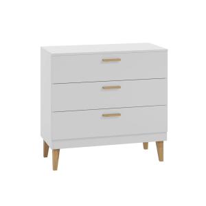 Cómoda infantil escandinava - blanco
