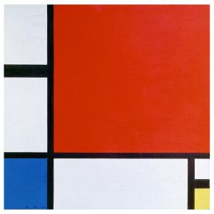 Composición II en Rojo, Azul y Amarillo - Piet Mondrian - c…