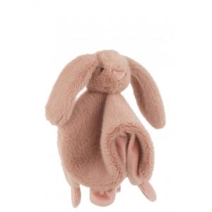 Conejo de peluche rosa alt. 25 cm