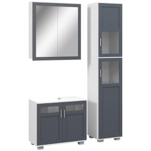 Conjunto de baño 37x35x190 cm blanco